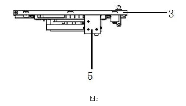 本實用新型實施例信報柜上主控門的俯視圖