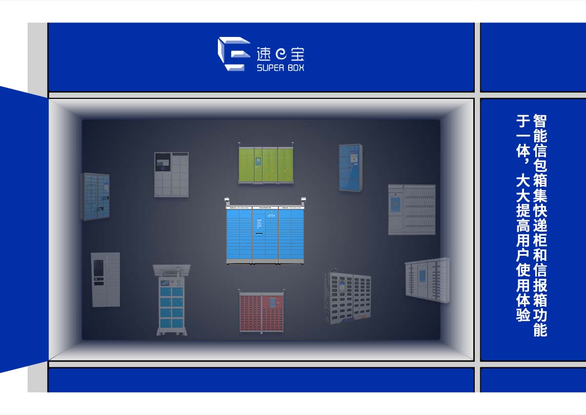 智能信包箱集快遞柜和信報(bào)箱功能于一體，大大提高用戶(hù)使用體驗(yàn)